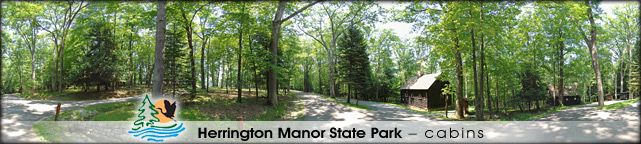 Herrington Manor State Park cabins